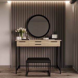 Трюмо у спальню Візаві Чорний