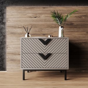 Тумба Оксфорд Чорна