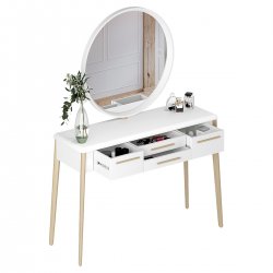 Туалетний столик Боніто Meblipark Білий-Сонома