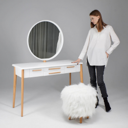 Туалетний столик Боніто Meblipark Білий Сонома 2