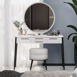 Туалетний столик Боніто Meblipark Білий Чорний