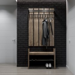 Передпокій Картель 3  Meblipark Аліканте Чорний