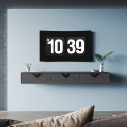 Тумба під телевізор Оксфорд 2 Чорна