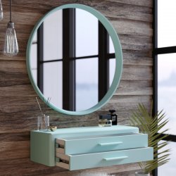 Трюмо у спальню Скарлетт 1 Meblipark колір Бірюзовий