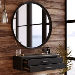 Трюмо у спальню Скарлетт 1 Meblipark колір Чорний