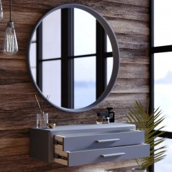 Трюмо у спальню Скарлетт 1 Meblipark колір Сірий