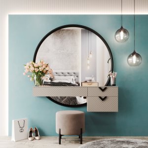 Трюмо Оксфорд 2 Чорне