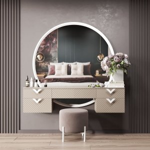 Трюмо Оксфорд 3 Біле