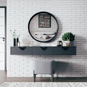 Трюмо Оксфорд 5 Чорне