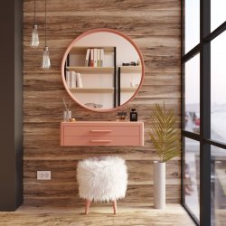 Трюмо у спальню Скарлетт 1 Meblipark колір Корал