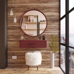 Трюмо у спальню Скарлетт 1 Meblipark колір Марсал