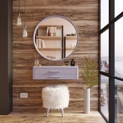 Трюмо у спальню Скарлетт 1 Meblipark колір Фіалковий